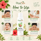 DearSkin Hibiscus Anti-Acne Face Wash with Neem & Tea Tree Oil | Gentle Skin Cleansing Formula with Vegetable Glycerin & Vitamin E | 100 ml