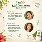 DearSkin Hibiscus Anti-Acne Face Wash with Neem & Tea Tree Oil | Gentle Skin Cleansing Formula with Vegetable Glycerin & Vitamin E | 100 ml